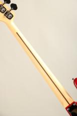 Fender 2024 Collection Hybrid II Jazz Bass Flame Sunset Orange Transparent_6