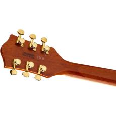 Gretsch Electromatic LTD Flame Okoume Broadkaster Jr. Single-Cut with Bigsby Roundup Orange Stain_6