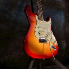 Fender USA American Deluxe Stratocaster HSS Sunset Metallic 2013 【3.68kg】_8