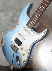 Fender Custom Shop '69 Stratocaster S-S-H Heavy Relic / Ice Blue Metallic_2