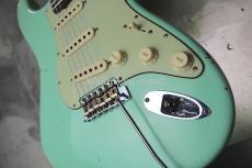 Fender Custom Shop  '63 Stratocaster / Limited Edition Super Faded Aged / Surf Green_4