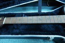 Ovation Super Adamas 1687-8(Blue) /　Non Cutaway・Original Peg・Carbon Graphite Top・Lyrachord Side and Back・Deep Bowl・Double Adamas Epaulet・With OP-24 Preamp  【With Original Hard Case】  1992年製_8