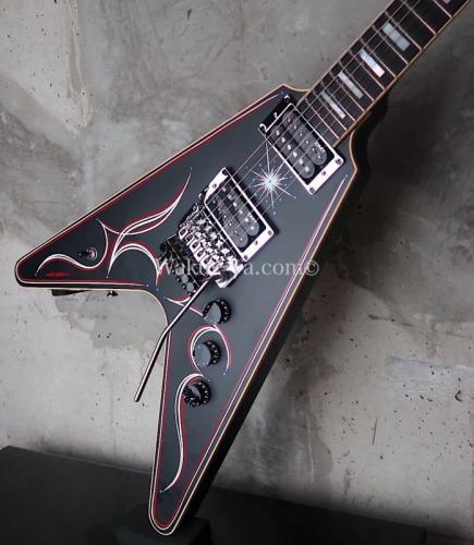 DEAN USA Tracii Guns V Floyd / Satin Black
