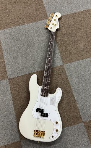 Fender Made in Japan Traditional 2025 Collection, 60s Precision Bass, Rosewood Fingerboard, White Pearl