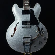 Gibson 1964 ES-335 Reissue Silver Sparkle Black Stinger w/Bigsby Gloss ☔6月限定SALE☔