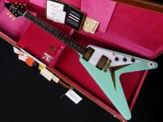 Gibson 1958 Korina Flying V Reissue VOS Kerry Green White Pickguard GH ☔6月限定SALE☔_2
