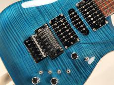 G-Life Guitars 【日本製ハイエンドギター】DSG EXTREME 5AFGM-HR -Aqua Blue Resort-【USED】_5