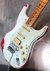 Fender Custom Shop  '60 Stratocaster S-S-H Heavy Relic FRT / Ltd White Lightning_2