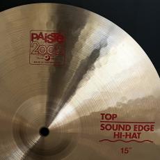 Paiste 2002 Sound Edge Hihat 15" Pair_2