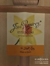 Jose Ramirez [ホセ・ラミレス] 2025年製 ESTUDIO 140 Flamenco Blanca フラメンコ 白【日本総本店2F 在庫品】_4
