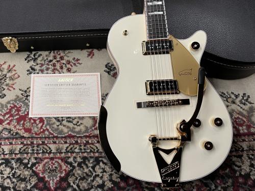 Gretsch G6134TG FSR Penguin with String-Thru Bigsby Vintage White (JT24114243)4.00kg
