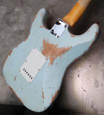 Fender Custom Shop  '62 Stratocaster S-S-H / Heavy Relic / Sonic Blue_6
