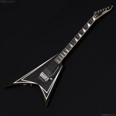 Edwards E-ALEXI SAWTOOTH [Black with White Pin Stripe]_2