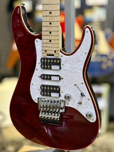 SCHECTER SD-2-24-AL/M RED(See-thru Red)【シェクター】【4.12Kg】