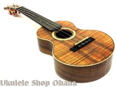 Kikolele コンサート プレミアムグレードハワイアンカーリーコア #96_8