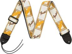 Fender Fender 2" Monogrammed Straps White/Brown/Yellow【ギターストラップ】