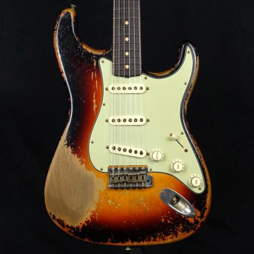 Fender Custom Shop MBS 1962 Stratocaster Heavy Relic Wide Faded 3-Color Sunburst by Dale Wilson