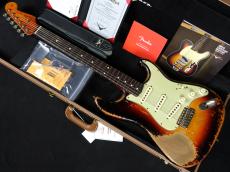 Fender Custom Shop MBS 1962 Stratocaster Heavy Relic Wide Faded 3-Color Sunburst by Dale Wilson_2