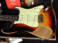 Fender Custom Shop MBS 1962 Stratocaster Heavy Relic Wide Faded 3-Color Sunburst by Dale Wilson_4