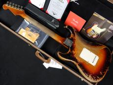 Fender Custom Shop MBS 1962 Stratocaster Heavy Relic Wide Faded 3-Color Sunburst by Dale Wilson_8