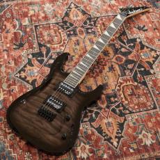 Jackson JS Series Dinky Arch Top JS32Q DKA HT, Amaranth Fingerboard, Transparent Black Burst_2