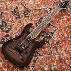 Jackson JS Series Dinky Arch Top JS22Q-7 DKA HT, Amaranth Fingerboard, Transparent Black Burst_2