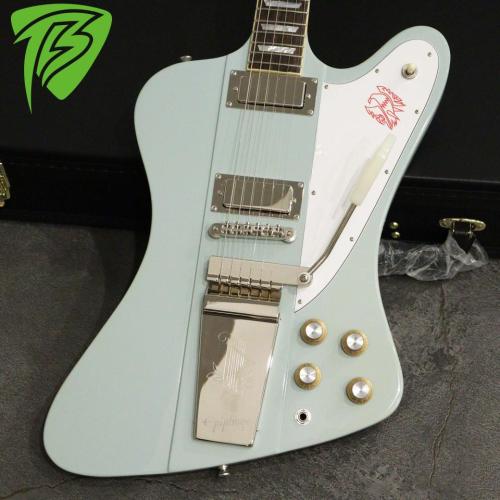 Epiphone Inspired by Gibson Custom 1963 Firebird V Maestro Vibrola Frost Blue 2023