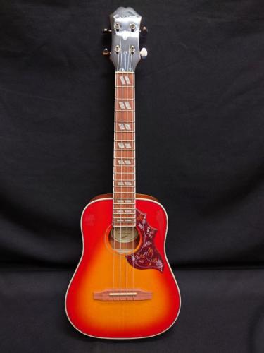 Epiphone Hummingbird Studio Tenor Ukulele, Faded Cherry Sunburst