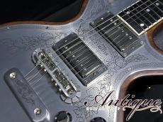 ZEMAITIS Custom Shop CS24MF Custom 2015 Metal Front w/Leaf Scroll Engraved /Select Mahogany "Excellent Clean"_7