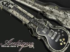 ZEMAITIS Custom Shop Superior Series CS24SU 2014 Black Pearl Diamond Full-Original "Gorgeous Inlay&Engraved"
