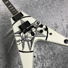 DEAN 【世界限定100本】Dean Eric Peterson Old Skull V Limited Classic White【USED】