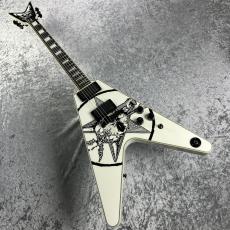 DEAN 【世界限定100本】Dean Eric Peterson Old Skull V Limited Classic White【USED】_2