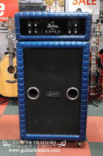 Kustom 1970's K-200B 1 Stack Blue Sparkle Covering