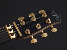 EVH Limited Edition Star Ebony Fingerboard Stealth Black with Gold Hardware_3