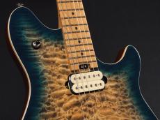 EVH Wolfgang Special QM Baked Maple Fingerboard Indigo Burst_4