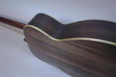 STEVENS Custom Guitars OM-P / Orchestra Model・Slotted Head・Original Peg・Solid German spruce Top・Solid Indian Rosewood Side and Back・Ebony Fingerboard and Bridge・Abalone Rosette Wood Binding【With Original Case_4