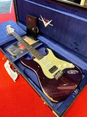 Fender Custom Shop Custom Deluxe HB S-1 Strat Relic with Closet Classic Hardware -Magenta Sparkle- ≒3.69kg #R150479_10