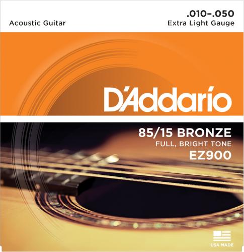 D'addario 85/15 AMERICAN BRONZE EXTRA LIGHT EZ900【10-50/アコースティックギター弦】
