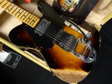 Fender Custom Shop Limited Edition CuNiFe Blackguard Telecaster Bigsby Heavy Relic Faded/Aged Wide Fade 2-Tone Sunburst_3