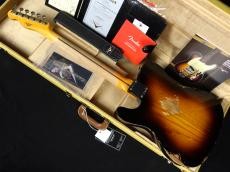 Fender Custom Shop Limited Edition CuNiFe Blackguard Telecaster Bigsby Heavy Relic Faded/Aged Wide Fade 2-Tone Sunburst_7