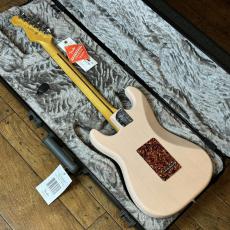 Fender Limited Edition American Professional II Stratocaster Thinline Transparent Shell Pink_7