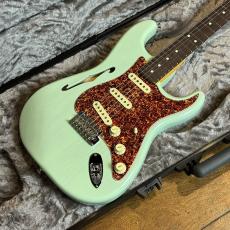 Fender Limited Edition American Professional II Stratocaster Thinline Transparent Surf Green_2