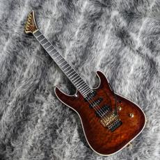 Jackson Pro Plus Series Soloist SLA3Q Ebony Fingerboard Amber Tiger Eye_2