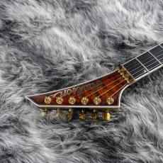 Jackson Pro Plus Series Soloist SLA3Q Ebony Fingerboard Amber Tiger Eye_4