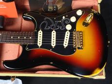Fender Custom Shop Stevie Ray Vaughan Signature Stratocaster Relic with Closet Classic Hardware Faded 3-Color Sunburst_4
