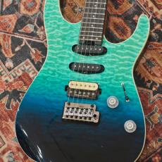 Charvel Pro-Mod Plus Dinky DK24 HSS 2PT EB QM / Blue Curacao 【限定モデル】 【3.16Kg】