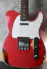 Fender Custom Shop  '60 Telecaster Custom - Handwound Pick-Ups / Fiesta Red Over 3-Tone Sunburst / Heavy Relic_2