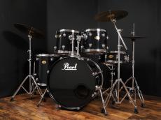 Pearl Target Drum Set 5pc 22"BD / 12" 13"TT / 16"FT  / 14"SD 【シンバル、スタンド付フルセット】