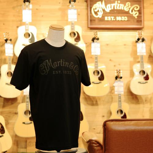 Martin Martin Tone on Tone Black T-shirt 18CM0215 Mサイズ【黒と黒!かっこよさしかない!】【クロサワ本店】