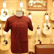 Martin Martin Tone-On-Tone Burgundy T-Shirt 18CM0229 Mサイズ【赤×赤!】【クロサワ本店】